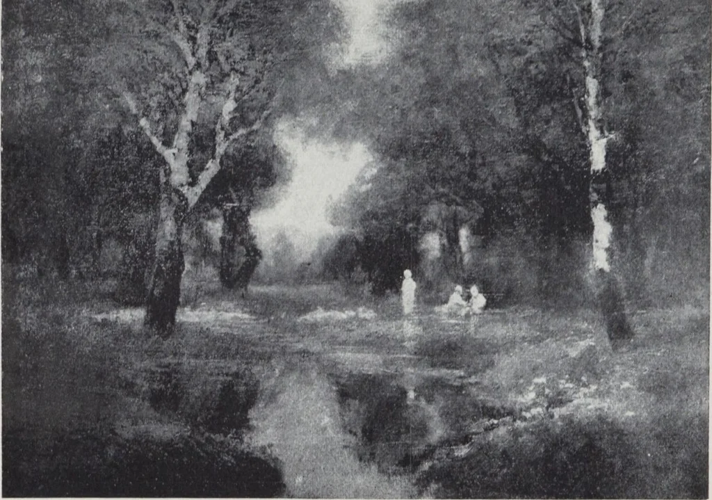 An illustration from Képes tárgymutató : a József Főherceg és Auguszta Főhercegasszony ő fenségeik védősége alatt álló sárosi mũvészi sorsjáték kiállításáról / szerkesztette, Lesskó János biz. titkár., 1915, leaf 105