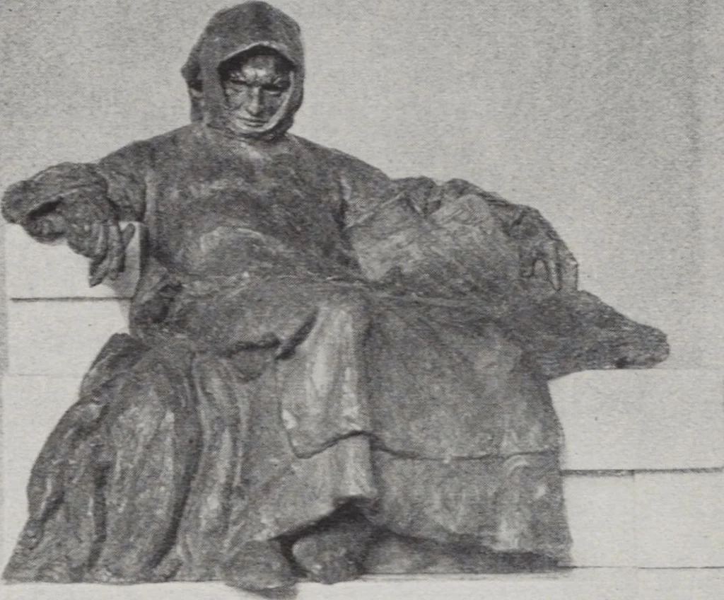 An illustration from Képes tárgymutató : a József Főherceg és Auguszta Főhercegasszony ő fenségeik védősége alatt álló sárosi mũvészi sorsjáték kiállításáról / szerkesztette, Lesskó János biz. titkár., 1915, leaf 108