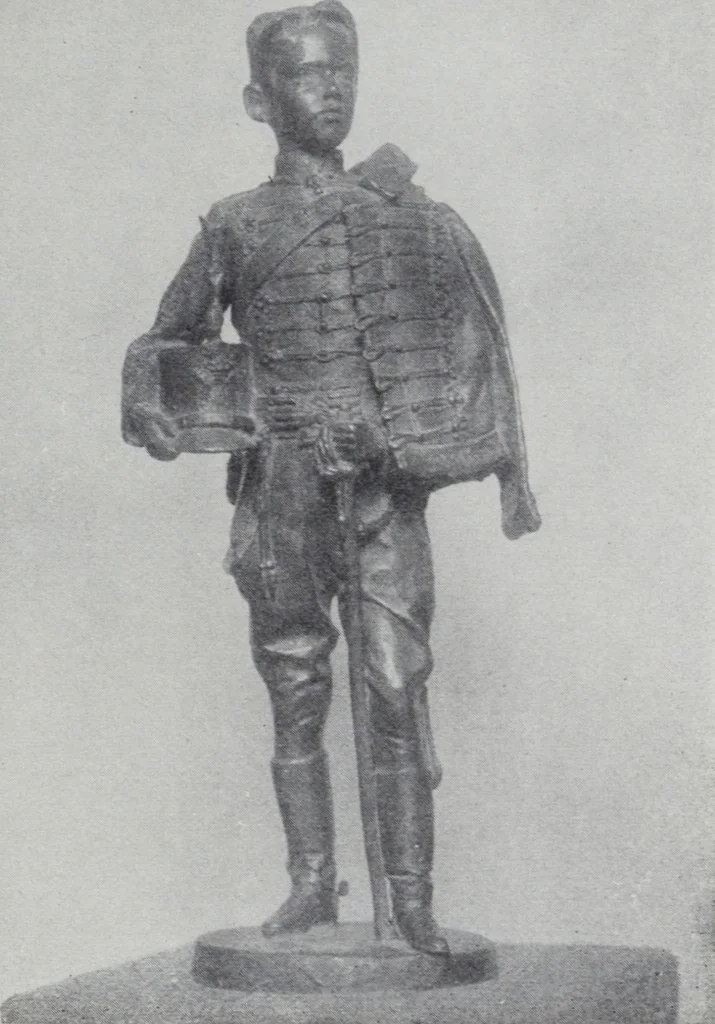 An illustration from Képes tárgymutató : a József Főherceg és Auguszta Főhercegasszony ő fenségeik védősége alatt álló sárosi mũvészi sorsjáték kiállításáról / szerkesztette, Lesskó János biz. titkár., 1915, leaf 109