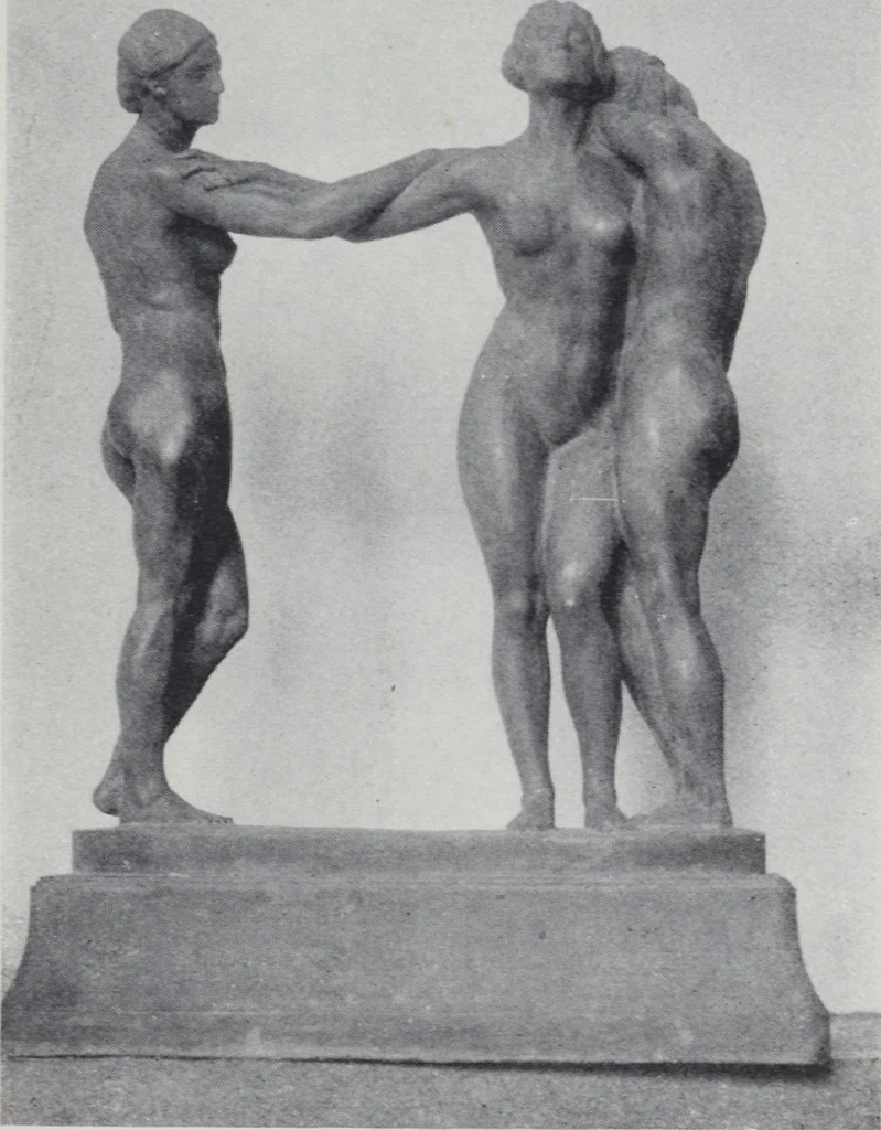 An illustration from Képes tárgymutató : a József Főherceg és Auguszta Főhercegasszony ő fenségeik védősége alatt álló sárosi mũvészi sorsjáték kiállításáról / szerkesztette, Lesskó János biz. titkár., 1915, leaf 111
