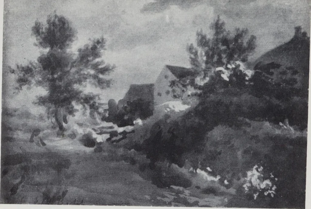 An illustration from Képes tárgymutató : a József Főherceg és Auguszta Főhercegasszony ő fenségeik védősége alatt álló sárosi mũvészi sorsjáték kiállításáról / szerkesztette, Lesskó János biz. titkár., 1915, leaf 55