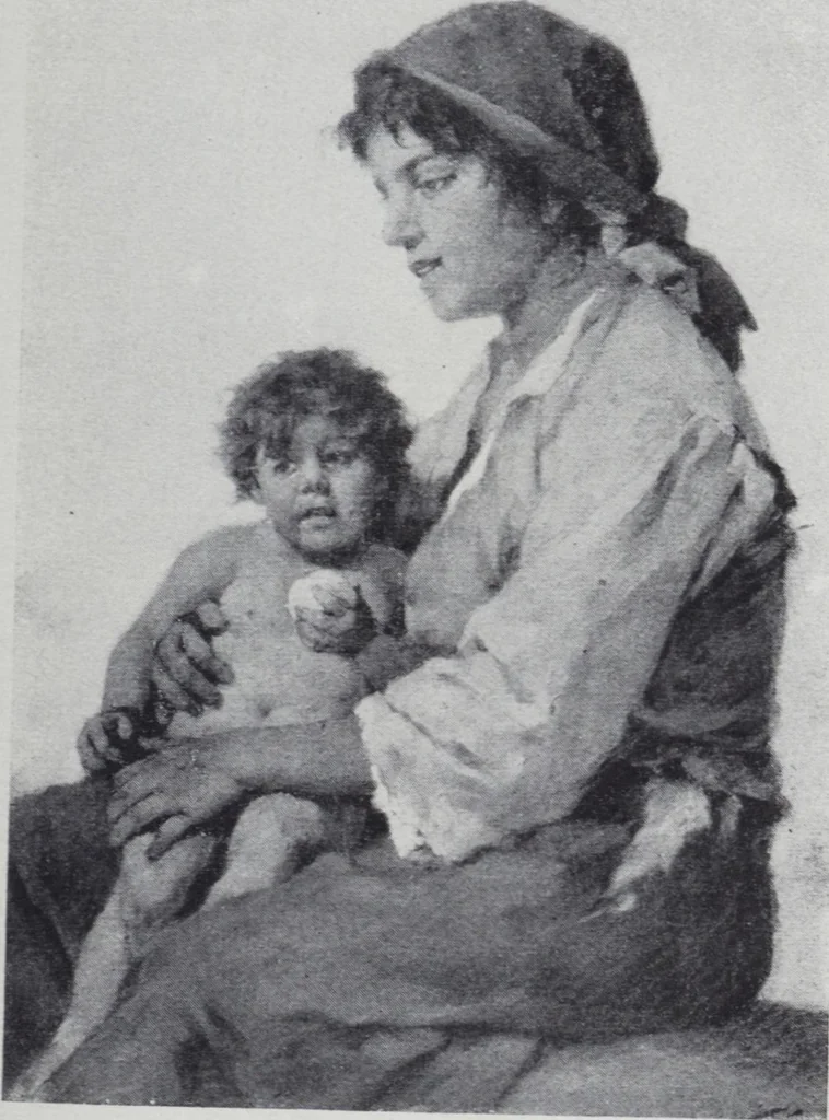 An illustration from Képes tárgymutató : a József Főherceg és Auguszta Főhercegasszony ő fenségeik védősége alatt álló sárosi mũvészi sorsjáték kiállításáról / szerkesztette, Lesskó János biz. titkár., 1915, leaf 69