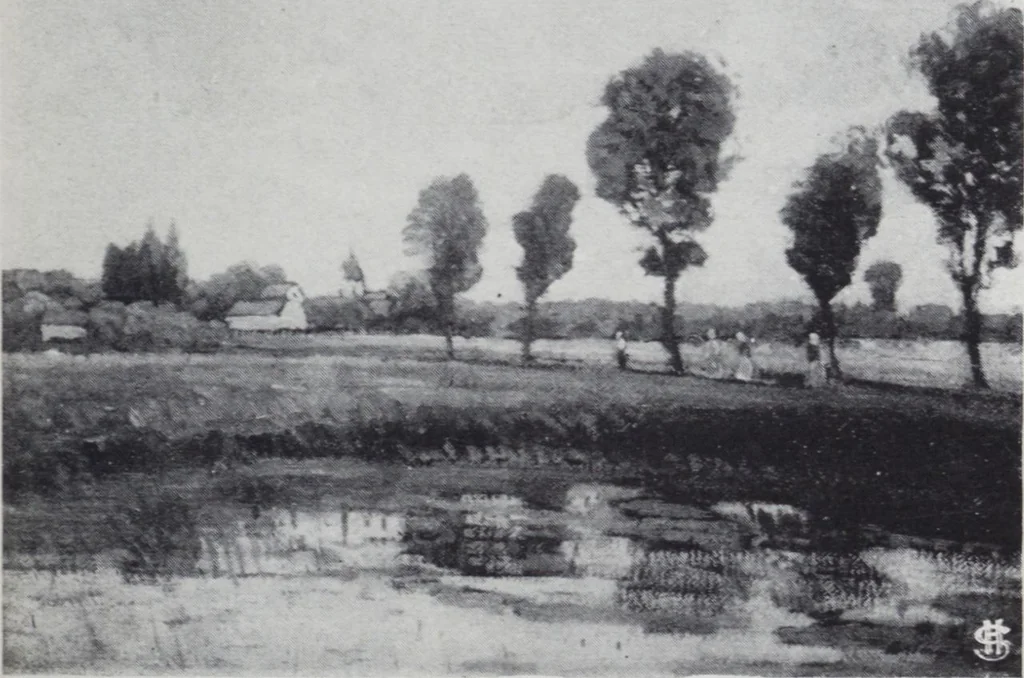 An illustration from Képes tárgymutató : a József Főherceg és Auguszta Főhercegasszony ő fenségeik védősége alatt álló sárosi mũvészi sorsjáték kiállításáról / szerkesztette, Lesskó János biz. titkár., 1915, leaf 85