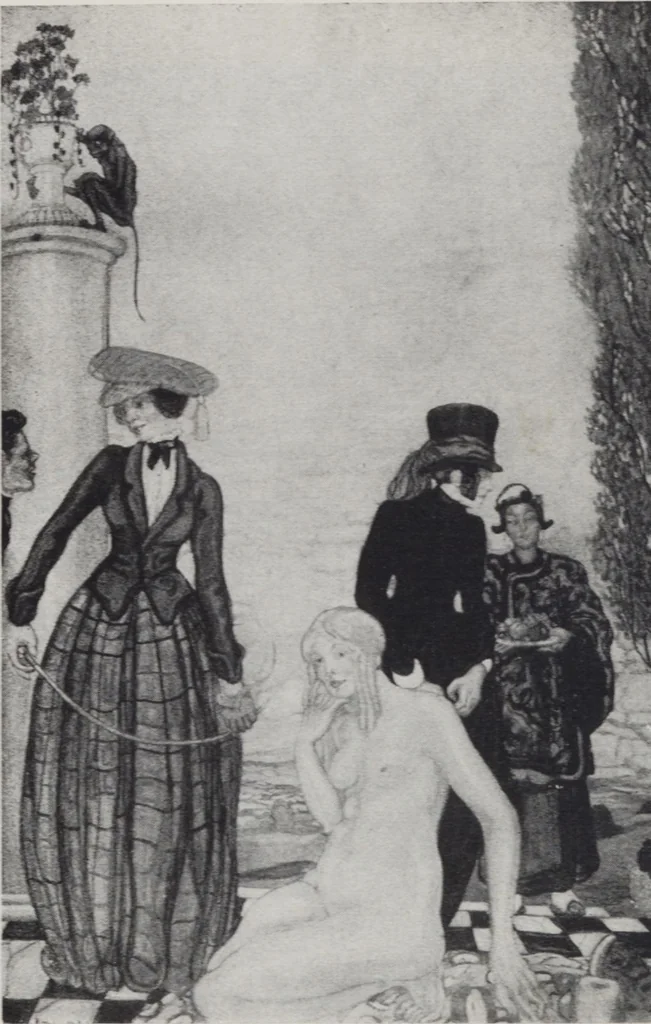 An illustration from Képes tárgymutató : a József Főherceg és Auguszta Főhercegasszony ő fenségeik védősége alatt álló sárosi mũvészi sorsjáték kiállításáról / szerkesztette, Lesskó János biz. titkár., 1915, leaf 86
