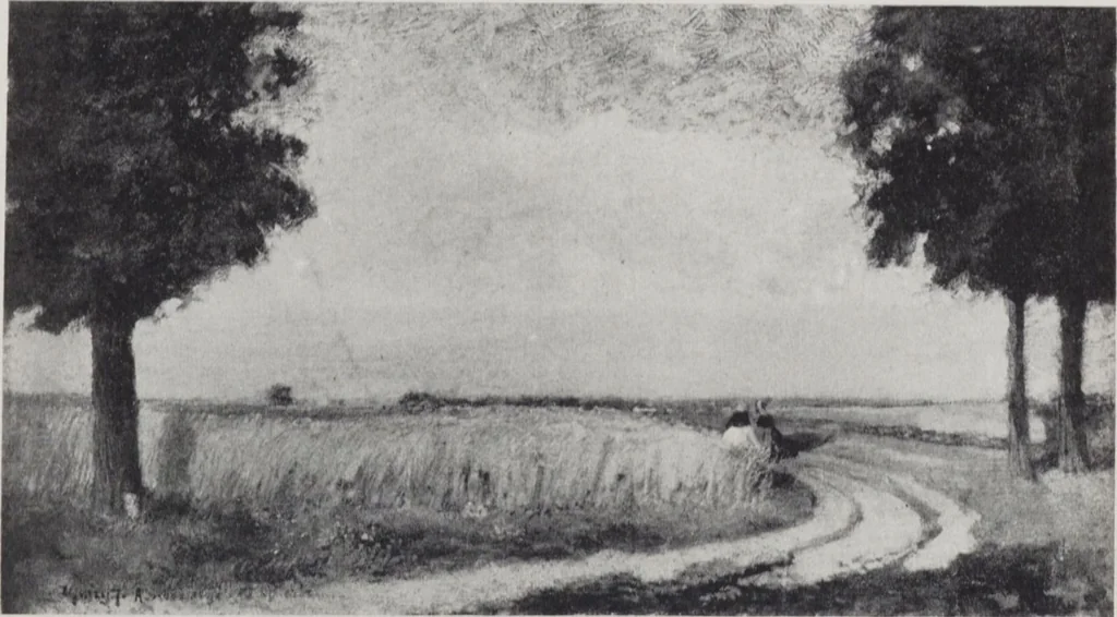 An illustration from Képes tárgymutató : a József Főherceg és Auguszta Főhercegasszony ő fenségeik védősége alatt álló sárosi mũvészi sorsjáték kiállításáról / szerkesztette, Lesskó János biz. titkár., 1915, leaf 92