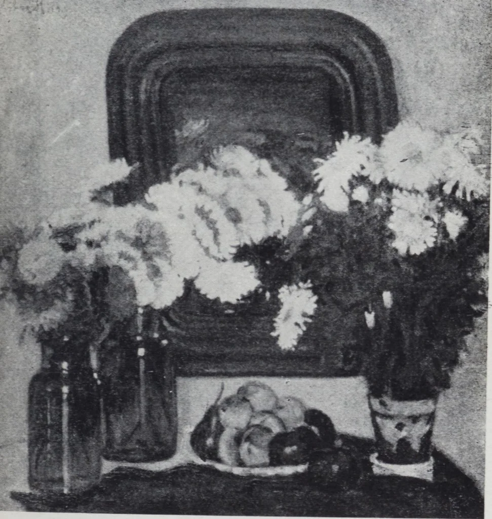 An illustration from Képes tárgymutató : a József Főherceg és Auguszta Főhercegasszony ő fenségeik védősége alatt álló sárosi mũvészi sorsjáték kiállításáról / szerkesztette, Lesskó János biz. titkár., 1915, leaf 95
