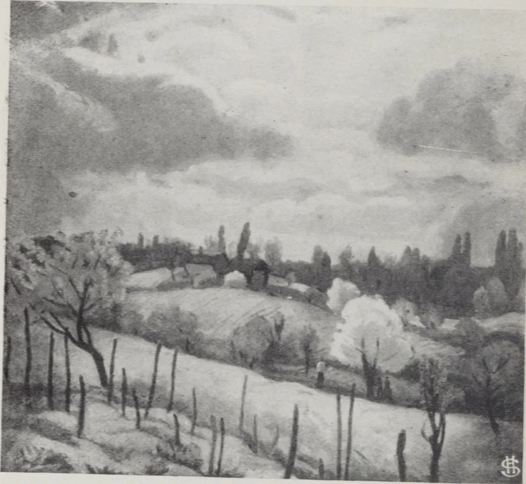 An illustration from Képes tárgymutató : a József Főherceg és Auguszta Főhercegasszony ő fenségeik védősége alatt álló sárosi mũvészi sorsjáték kiállításáról / szerkesztette, Lesskó János biz. titkár., 1915, leaf 98