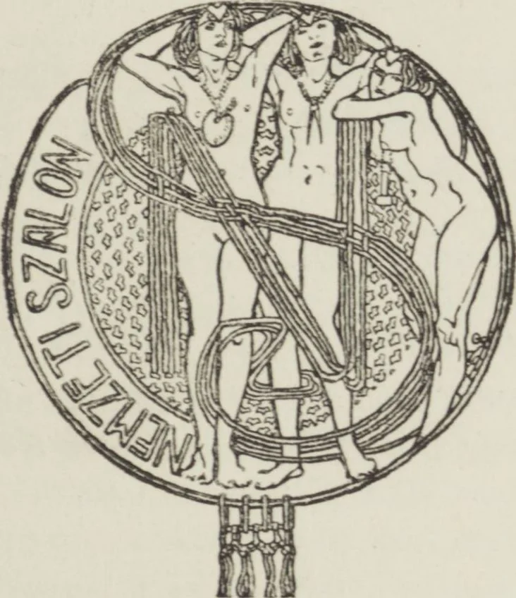 An illustration from Góth Móric : gyüjteményes kiállitása / [szöveg, Lyka Károly], 1918, leaf 1