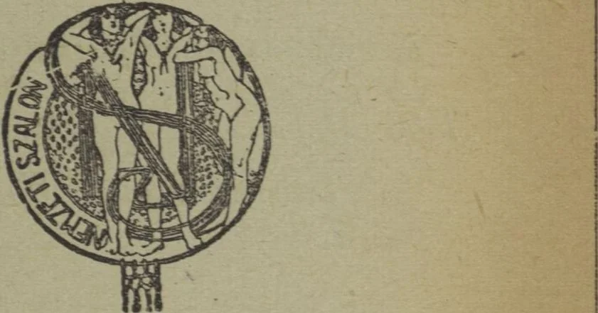 An illustration from A Magyar rajztanárok országos egyesülete : kiállitása / [Antal Sándor ... et al.], 1922, leaf 1