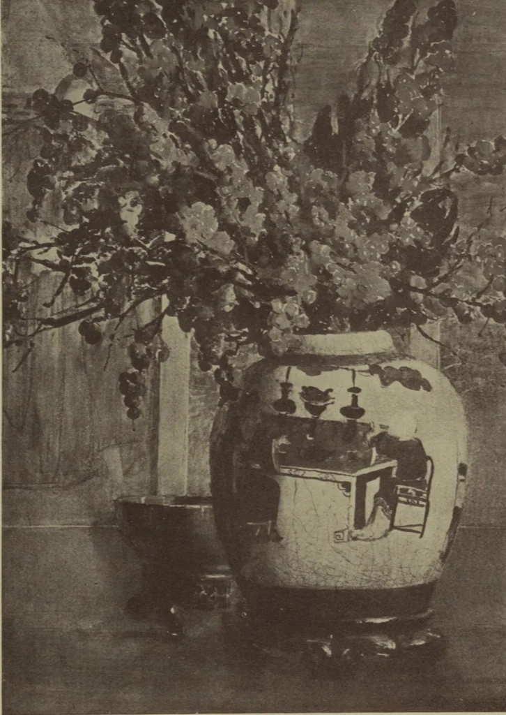 An illustration from Catalogue of the fifty-third annual exhibition of the American Water Color Society, 1920, leaf 27
