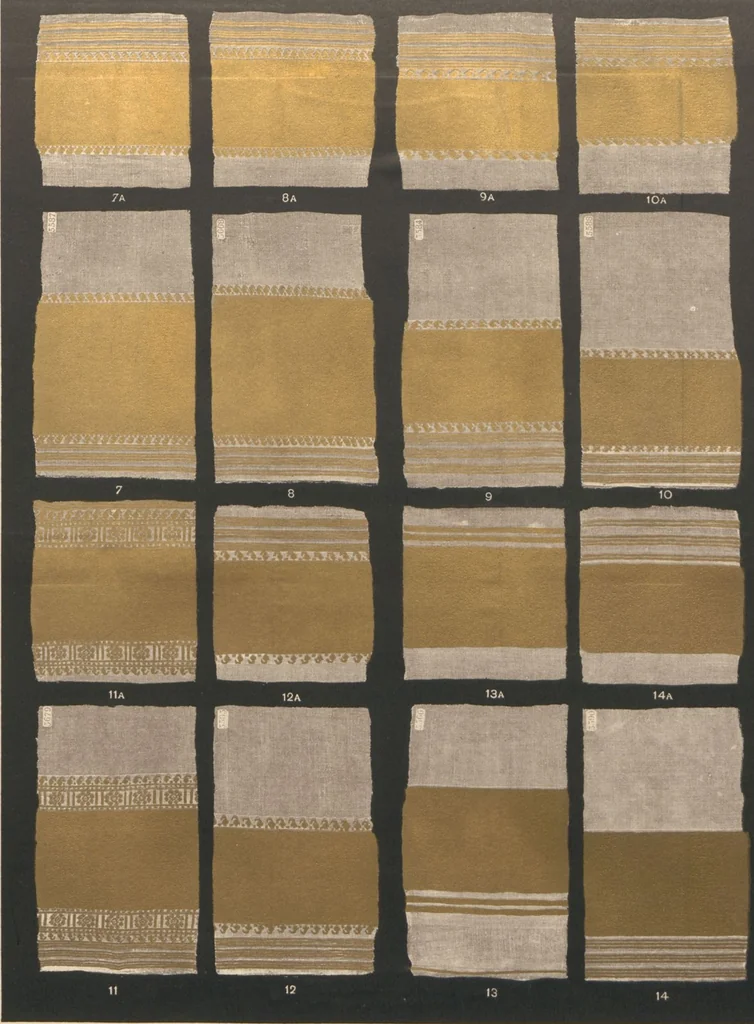 An illustration from Collection of specimens and illustrations of the textile manufactures of India. Second series, 0001-0064 / prepared under the direction of J. Forbes Watson, 1873, leaf 10