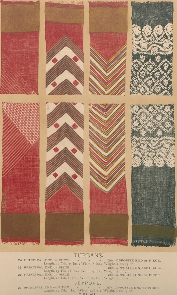 An illustration from Collection of specimens and illustrations of the textile manufactures of India. Second series, 0001-0064 / prepared under the direction of J. Forbes Watson, 1873, leaf 14