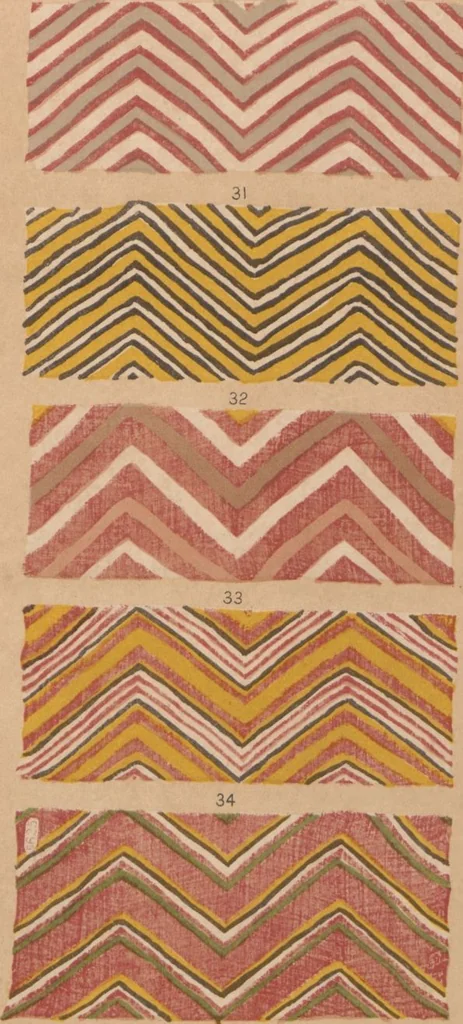 An illustration from Collection of specimens and illustrations of the textile manufactures of India. Second series, 0001-0064 / prepared under the direction of J. Forbes Watson, 1873, leaf 16