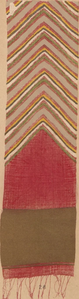 An illustration from Collection of specimens and illustrations of the textile manufactures of India. Second series, 0001-0064 / prepared under the direction of J. Forbes Watson, 1873, leaf 16
