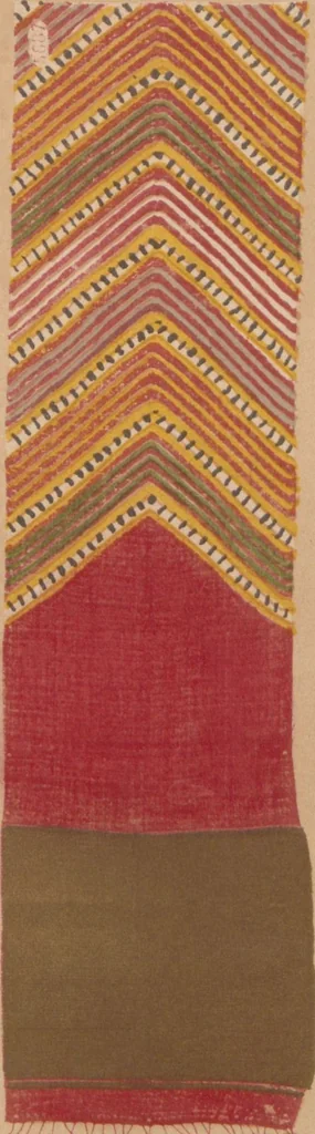 An illustration from Collection of specimens and illustrations of the textile manufactures of India. Second series, 0001-0064 / prepared under the direction of J. Forbes Watson, 1873, leaf 16