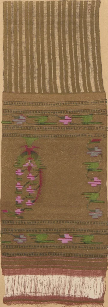 An illustration from Collection of specimens and illustrations of the textile manufactures of India. Second series, 0001-0064 / prepared under the direction of J. Forbes Watson, 1873, leaf 30