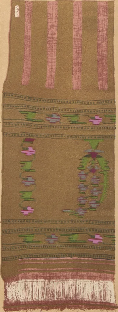 An illustration from Collection of specimens and illustrations of the textile manufactures of India. Second series, 0001-0064 / prepared under the direction of J. Forbes Watson, 1873, leaf 30