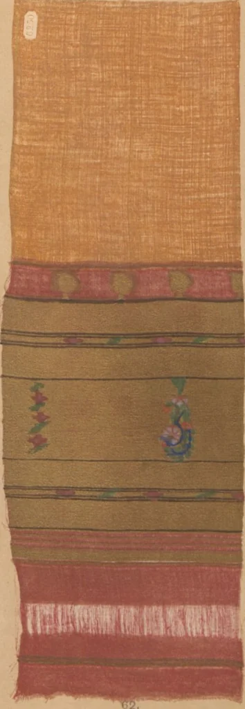 An illustration from Collection of specimens and illustrations of the textile manufactures of India. Second series, 0001-0064 / prepared under the direction of J. Forbes Watson, 1873, leaf 40