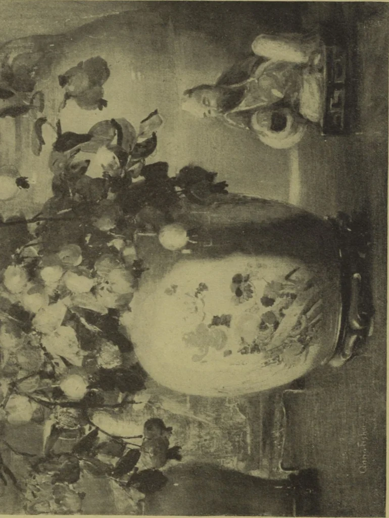 An illustration from Catalogue of the fifty-fourth annual exhibition of the American Water Color Society, 1921, leaf 22