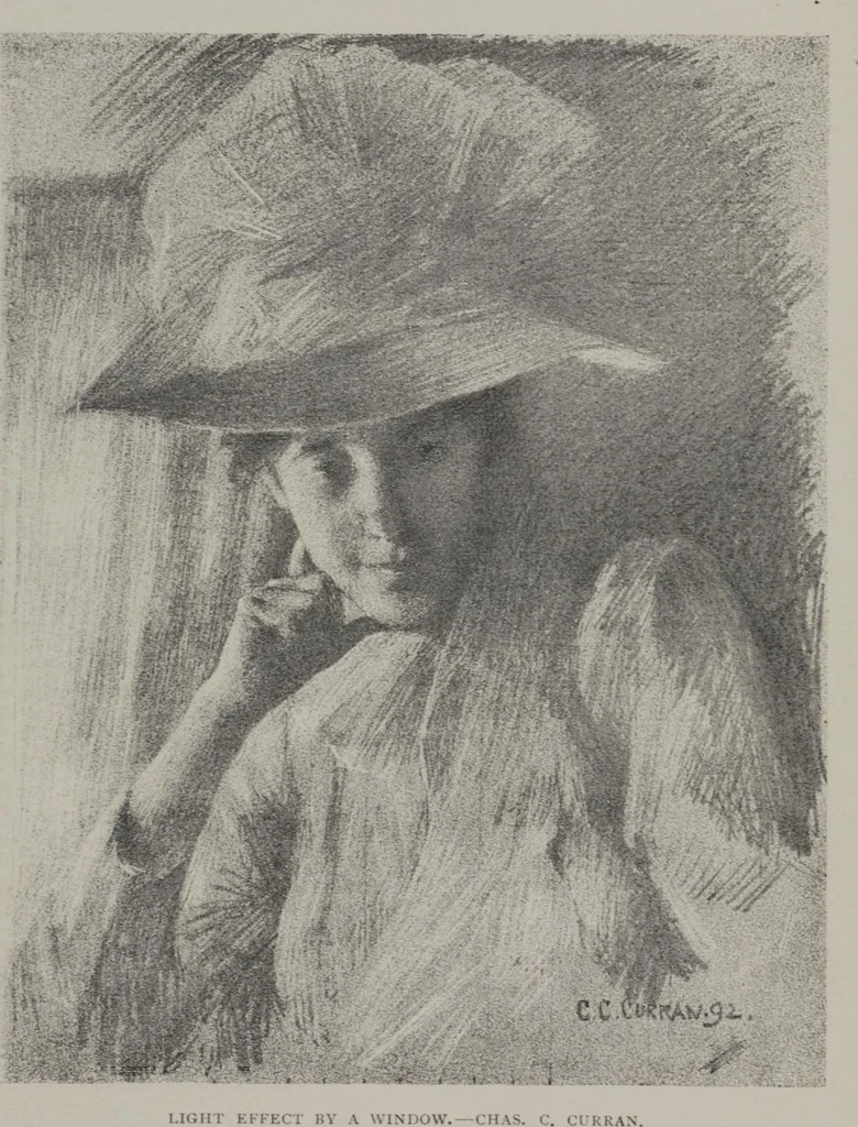 An illustration from Third annual exhibition of the New York Water Color Club, 1892, leaf 21