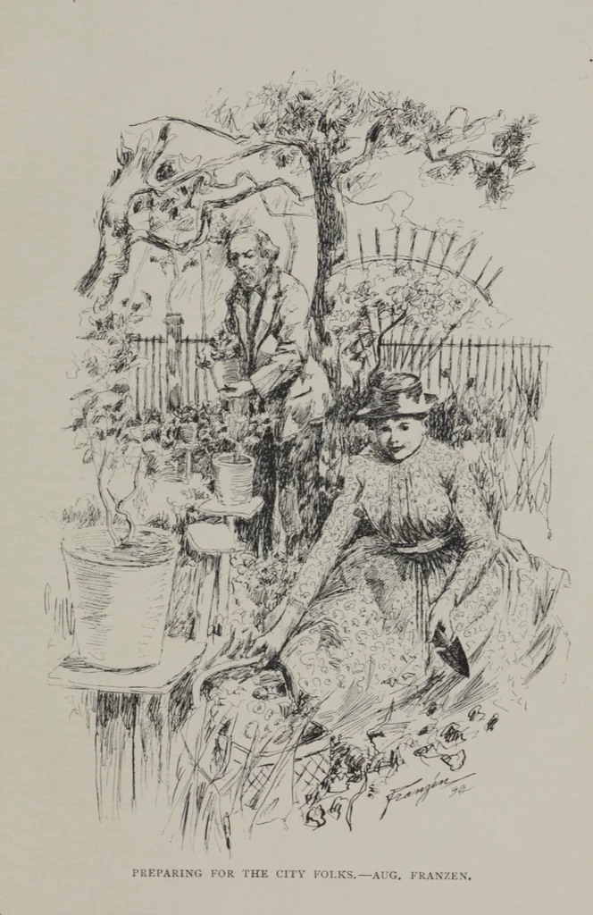 An illustration from Third annual exhibition of the New York Water Color Club, 1892, leaf 9
