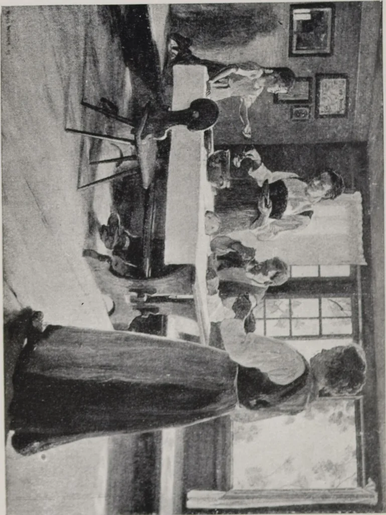 An illustration from Svájci müvészek (Société des peintres sculpteurs et architectes suisses) kiállitása, 1910 Majus-Szeptember, 1910, leaf 30