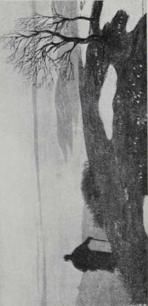 An illustration from Svájci müvészek (Société des peintres sculpteurs et architectes suisses) kiállitása, 1910 Majus-Szeptember, 1910, leaf 31