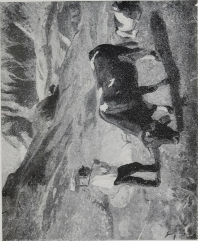 An illustration from Svájci müvészek (Société des peintres sculpteurs et architectes suisses) kiállitása, 1910 Majus-Szeptember, 1910, leaf 37