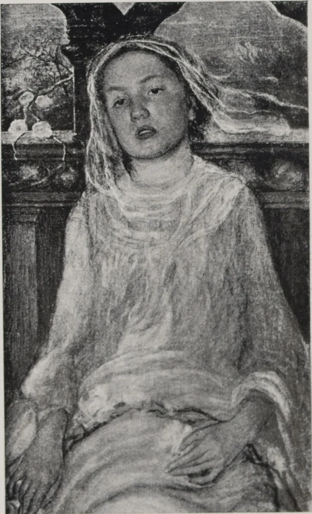 An illustration from Svájci müvészek (Société des peintres sculpteurs et architectes suisses) kiállitása, 1910 Majus-Szeptember, 1910, leaf 38