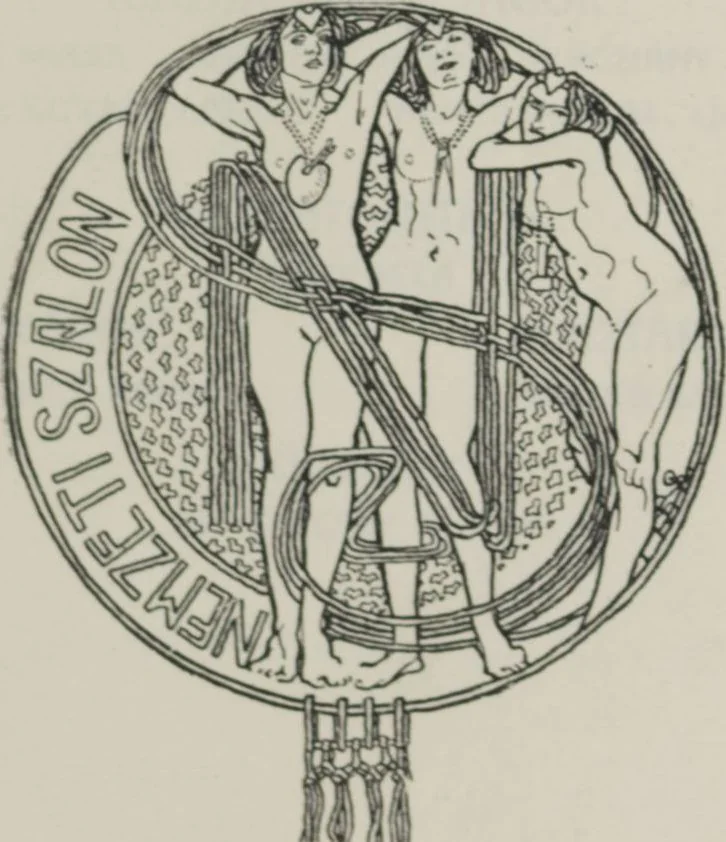 An illustration from Svájci müvészek (Société des peintres sculpteurs et architectes suisses) kiállitása, 1910 Majus-Szeptember, 1910, leaf 5
