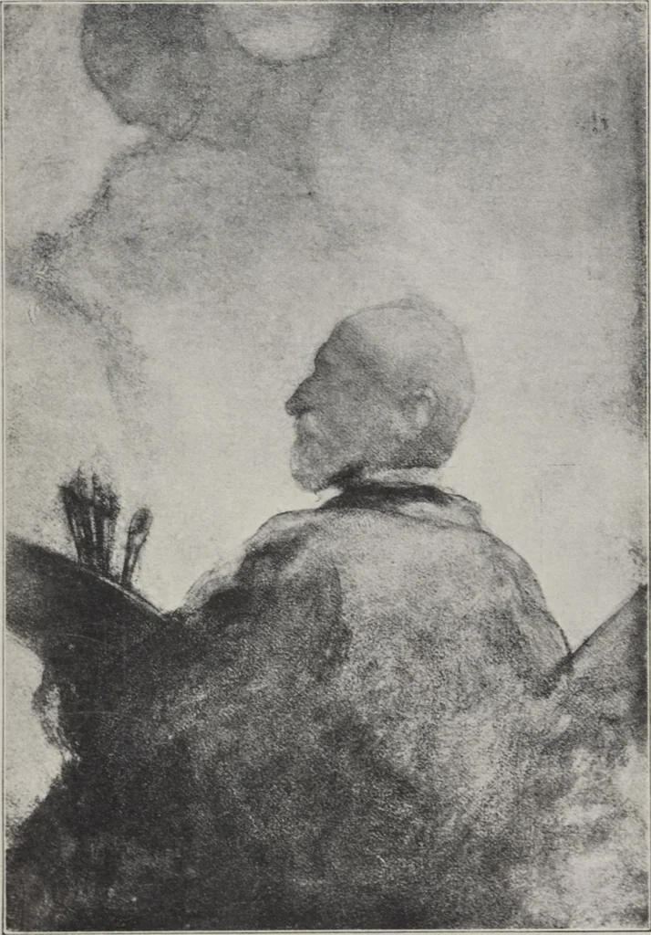 An illustration from Kalauz és képes targymutató : nemzetközi kiállitására, Hock János elöszavával, a müvészek életrajzát irta Szikszay Ferencz, 1901, leaf 125
