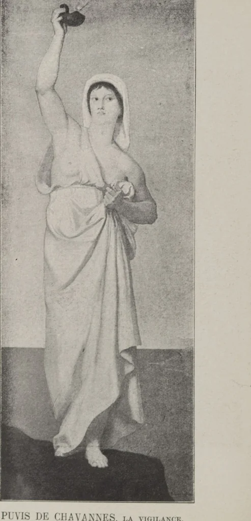 An illustration from Kalauz és képes targymutató : nemzetközi kiállitására, Hock János elöszavával, a müvészek életrajzát irta Szikszay Ferencz, 1901, leaf 126