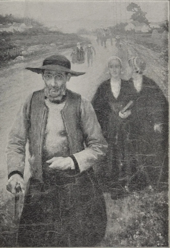 An illustration from Kalauz és képes targymutató : nemzetközi kiállitására, Hock János elöszavával, a müvészek életrajzát irta Szikszay Ferencz, 1901, leaf 137