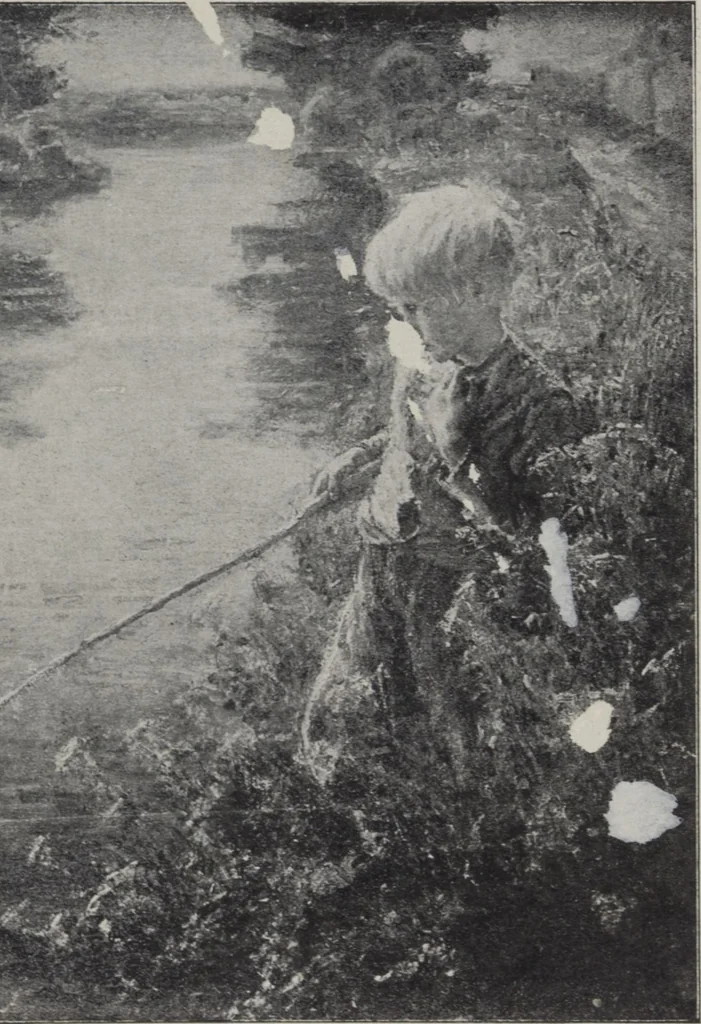 An illustration from Kalauz és képes targymutató : nemzetközi kiállitására, Hock János elöszavával, a müvészek életrajzát irta Szikszay Ferencz, 1901, leaf 141