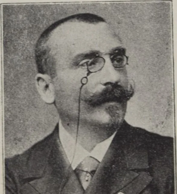 An illustration from Kalauz és képes targymutató : nemzetközi kiállitására, Hock János elöszavával, a müvészek életrajzát irta Szikszay Ferencz, 1901, leaf 5