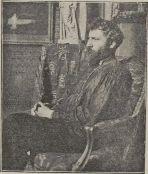 An illustration from Kalauz és képes targymutató : nemzetközi kiállitására, Hock János elöszavával, a müvészek életrajzát irta Szikszay Ferencz, 1901, leaf 72