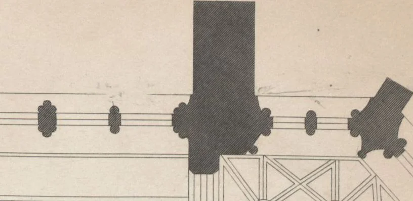 An illustration from Four letters on the ecclesiastical architecture of France / addressed to John Gage ... Director, by Thomas Rickman, 1833, leaf 45
