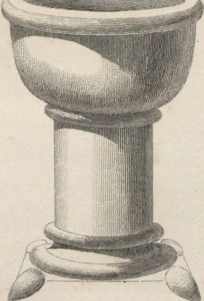 An illustration from Four letters on the ecclesiastical architecture of France / addressed to John Gage ... Director, by Thomas Rickman, 1833, leaf 9