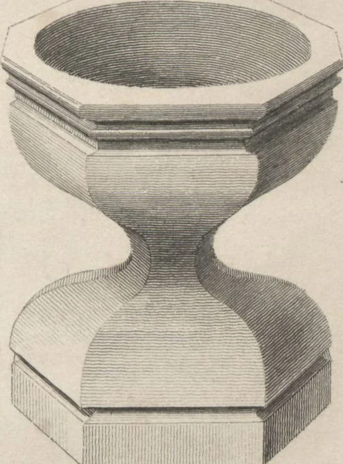 An illustration from Four letters on the ecclesiastical architecture of France / addressed to John Gage ... Director, by Thomas Rickman, 1833, leaf 9