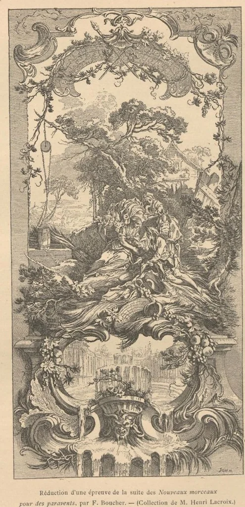 An illustration from F. Boucher / par André Michel, 1889, leaf 10