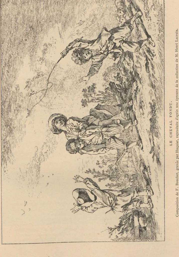 An illustration from F. Boucher / par André Michel, 1889, leaf 104