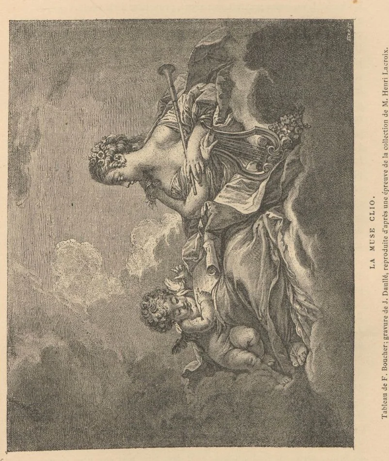 An illustration from F. Boucher / par André Michel, 1889, leaf 108