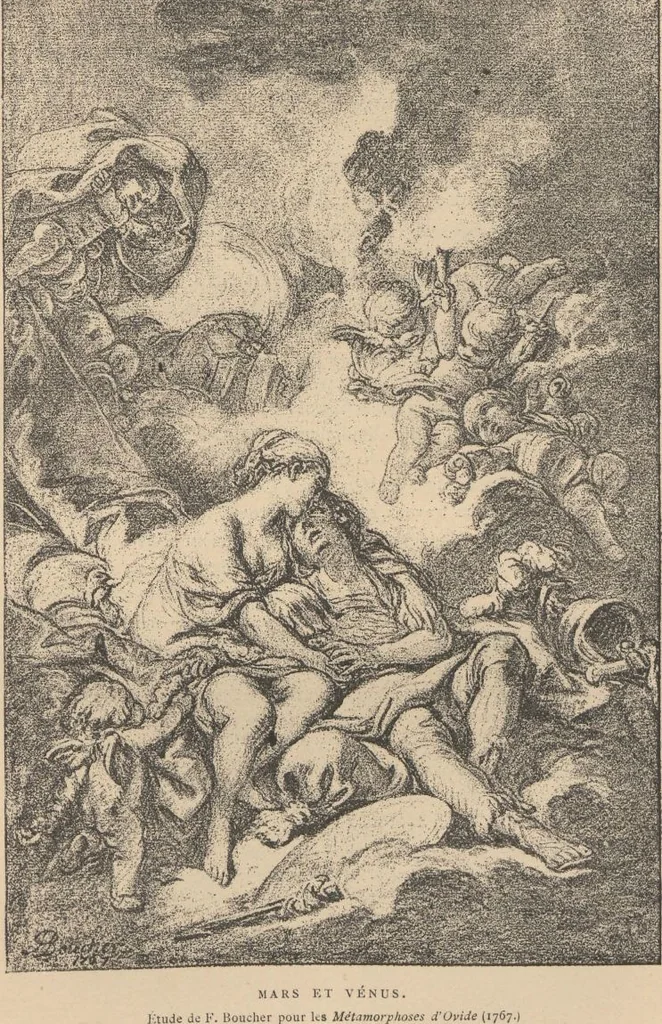 An illustration from F. Boucher / par André Michel, 1889, leaf 124