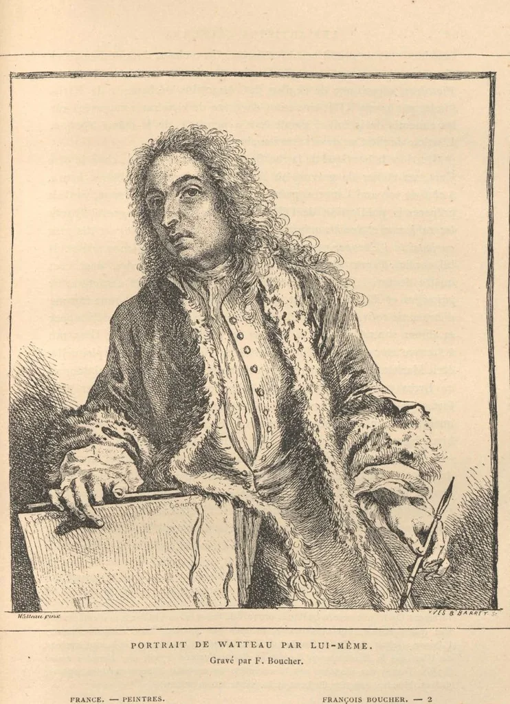 An illustration from F. Boucher / par André Michel, 1889, leaf 16