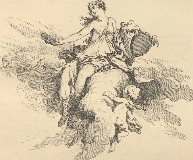 An illustration from F. Boucher / par André Michel, 1889, leaf 32