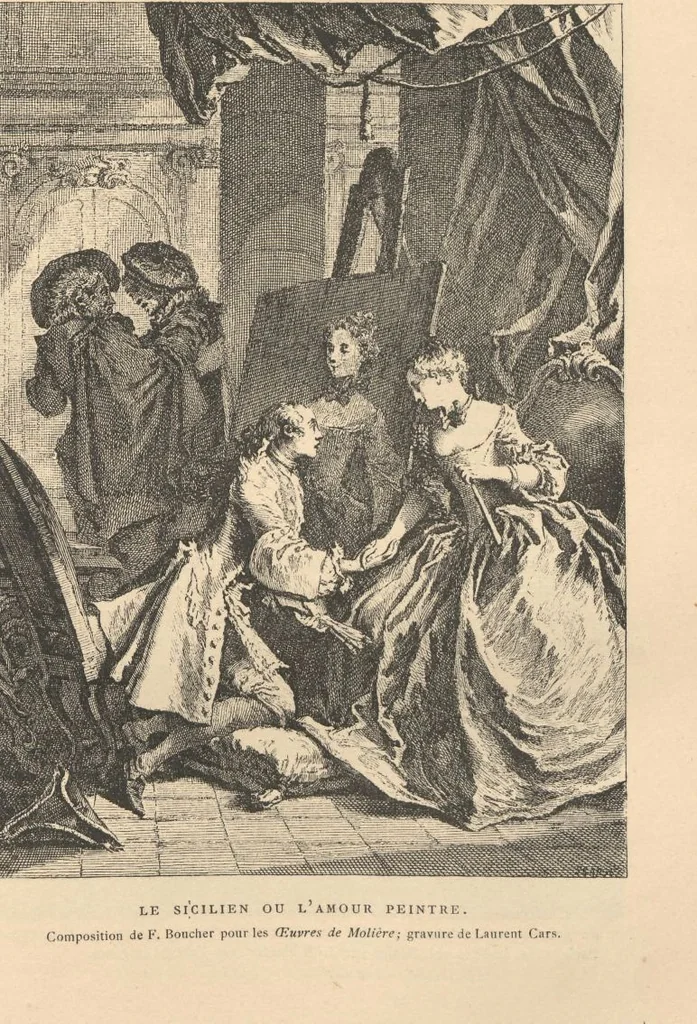 An illustration from F. Boucher / par André Michel, 1889, leaf 34