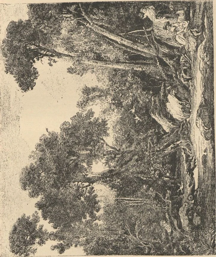 An illustration from F. Boucher / par André Michel, 1889, leaf 68