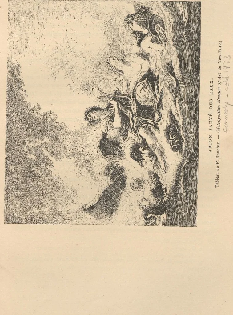 An illustration from F. Boucher / par André Michel, 1889, leaf 72