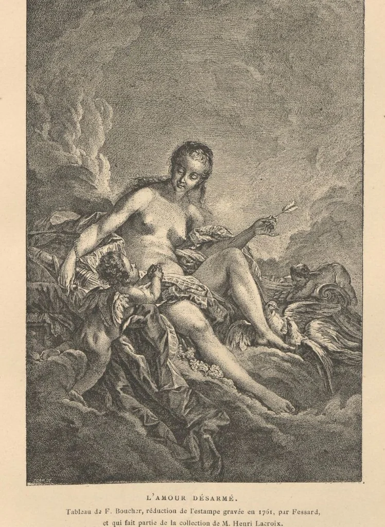 An illustration from F. Boucher / par André Michel, 1889, leaf 76