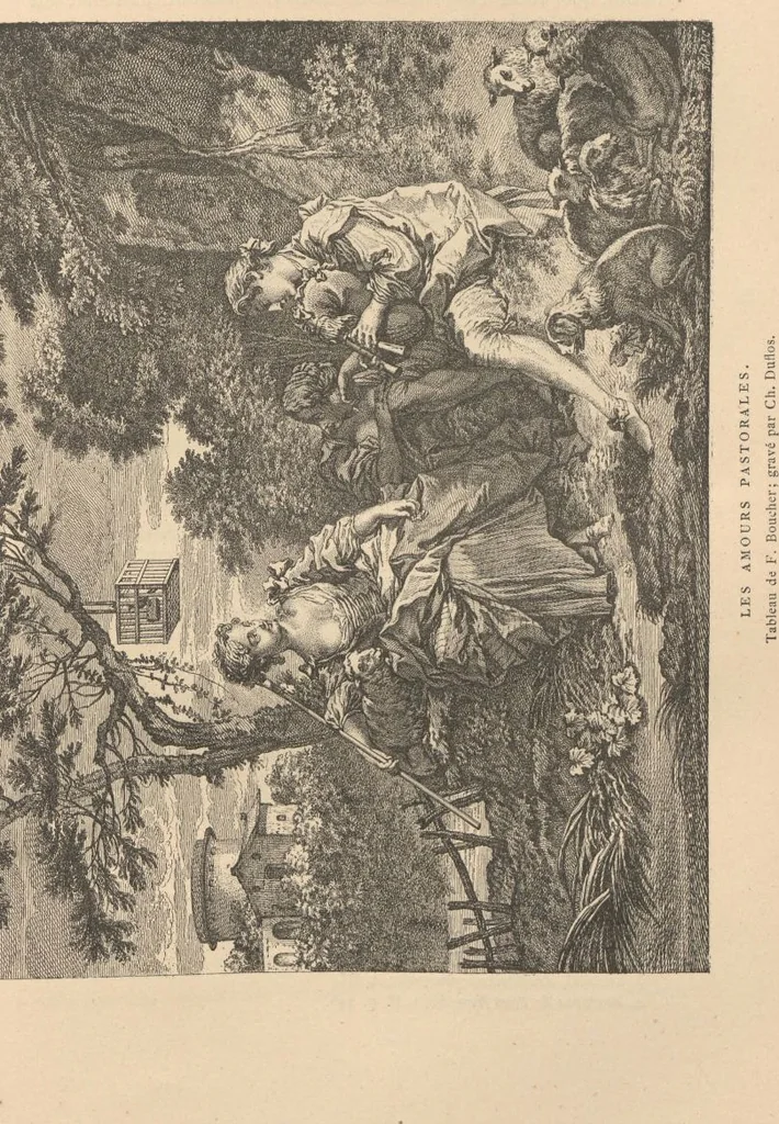 An illustration from F. Boucher / par André Michel, 1889, leaf 82